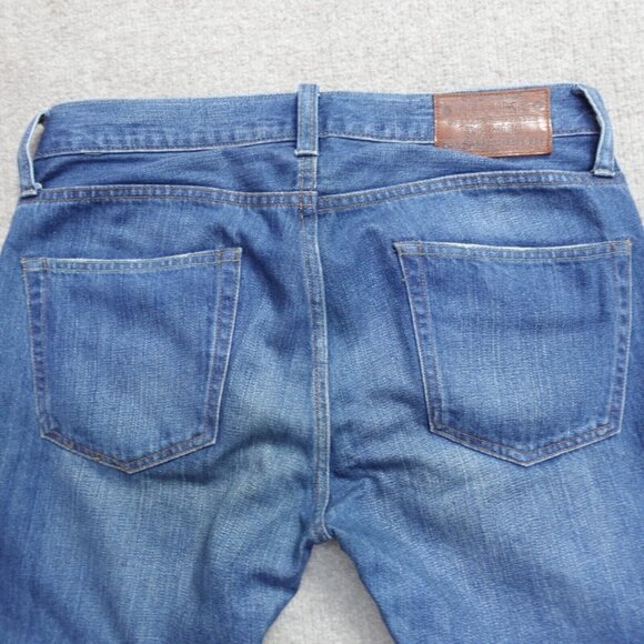 JOURNAL STANDARD Relume Jeans 32 x 31 Blue Cotton Redline Selvedge Button Fly - Picture 10 of 11